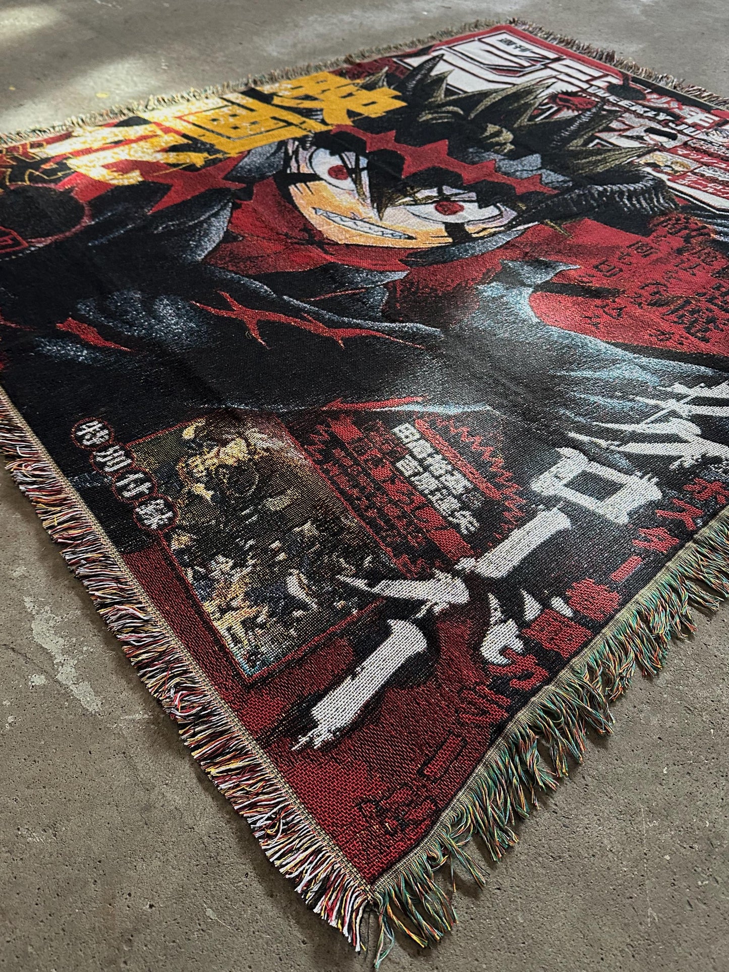 MAGIC KNIGHT WOVEN BLANKET TAPESTRY