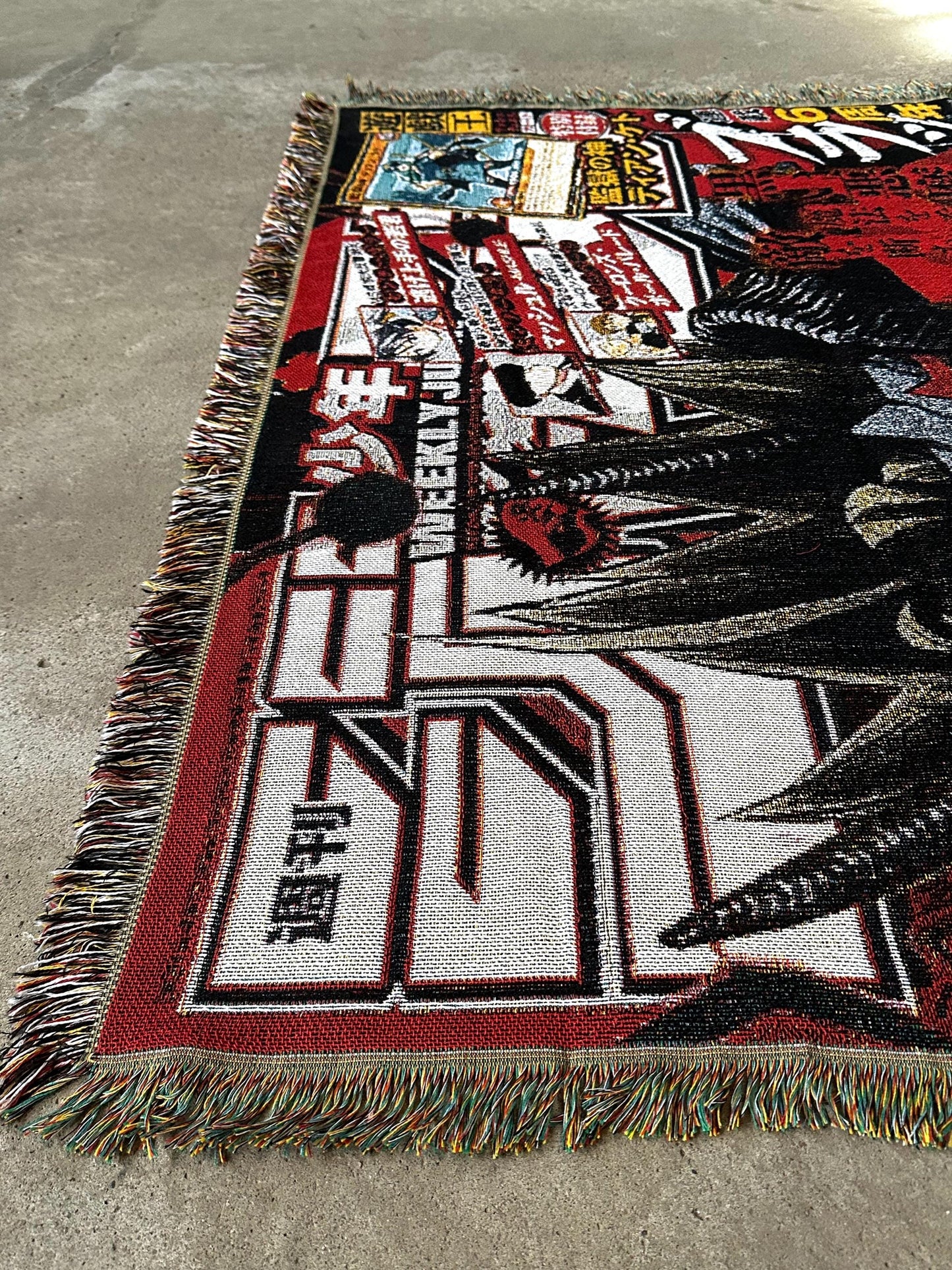 MAGIC KNIGHT WOVEN BLANKET TAPESTRY