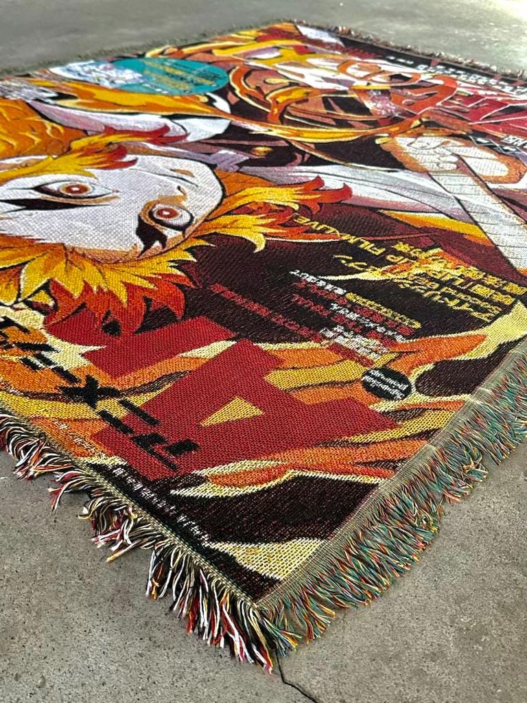 HASHIRA WOVEN BLANKET TAPESTRY