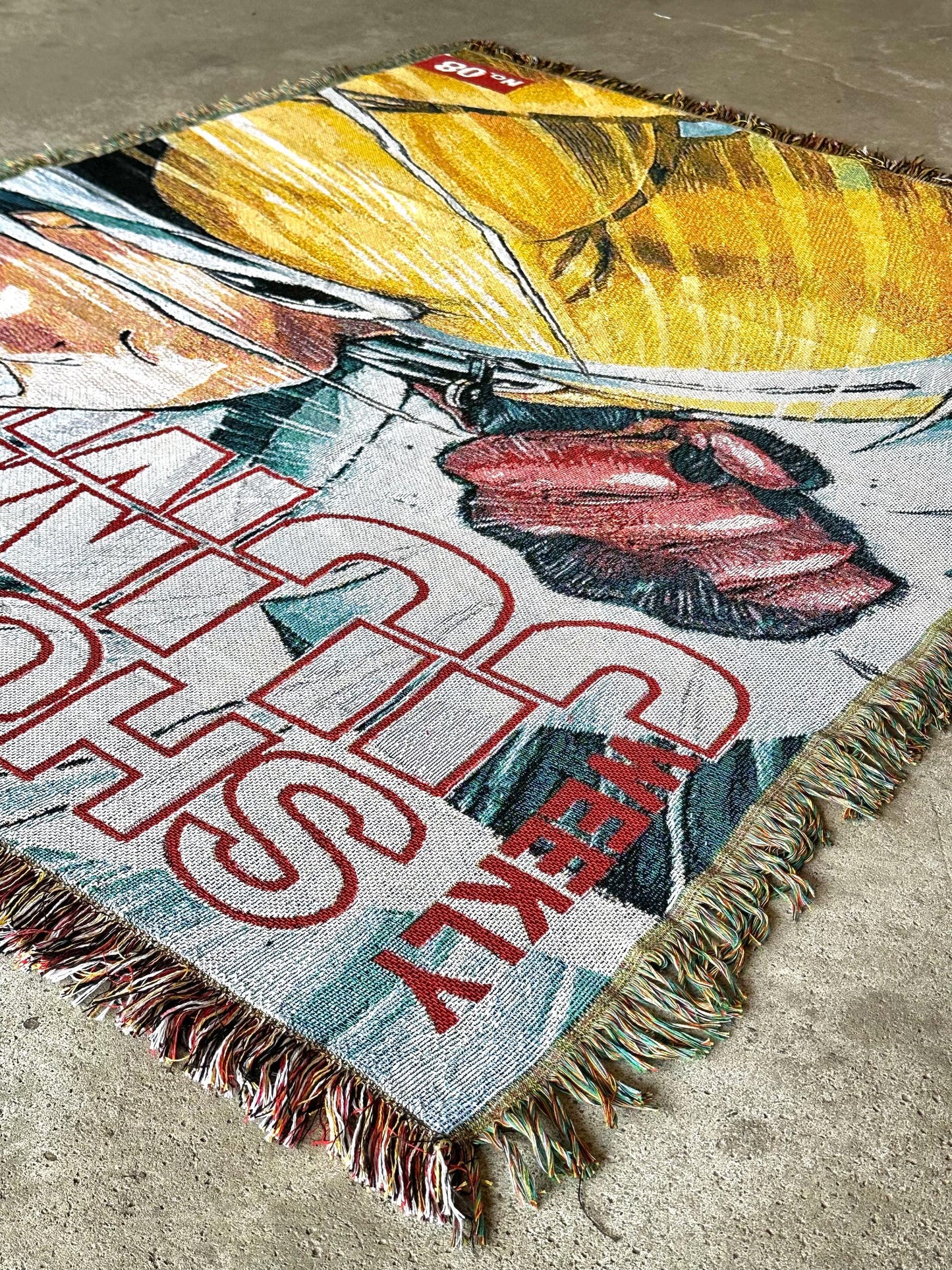OPM WOVEN BLANKET TAPESTRY