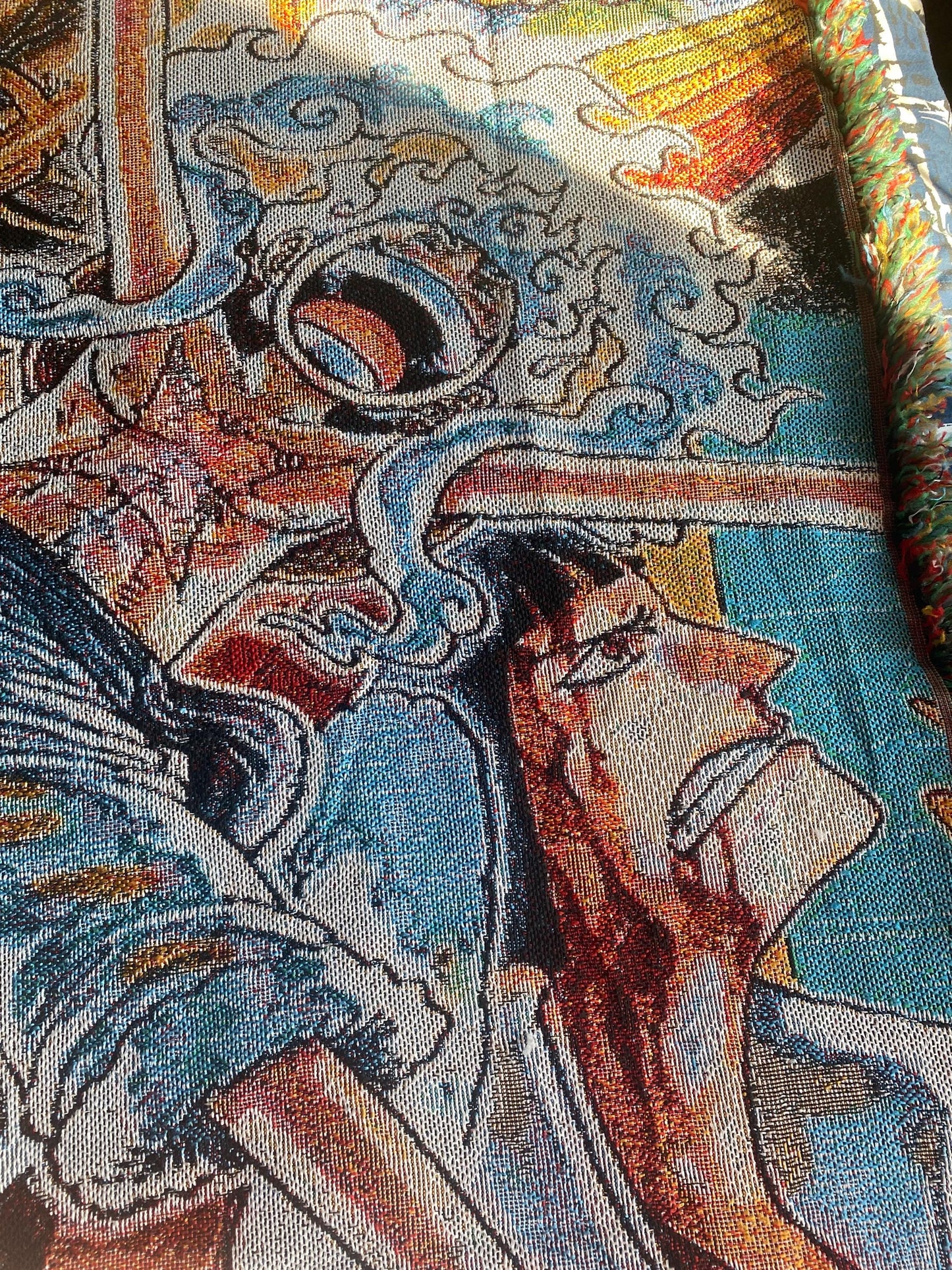 PIRATE 5 WOVEN BLANKET TAPESTRY