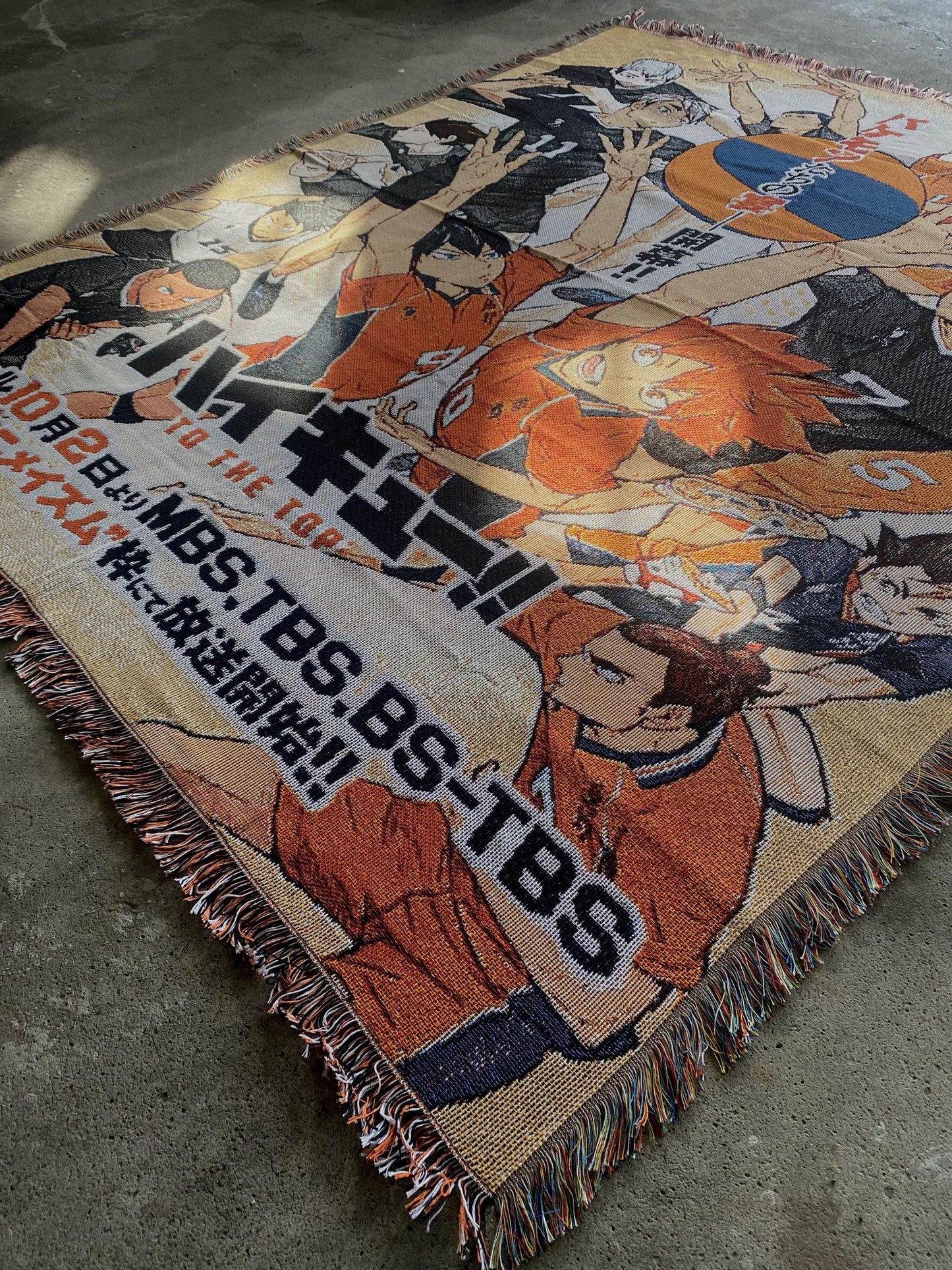 VOLLEYBALL WOVEN BLANKET TAPESTRY