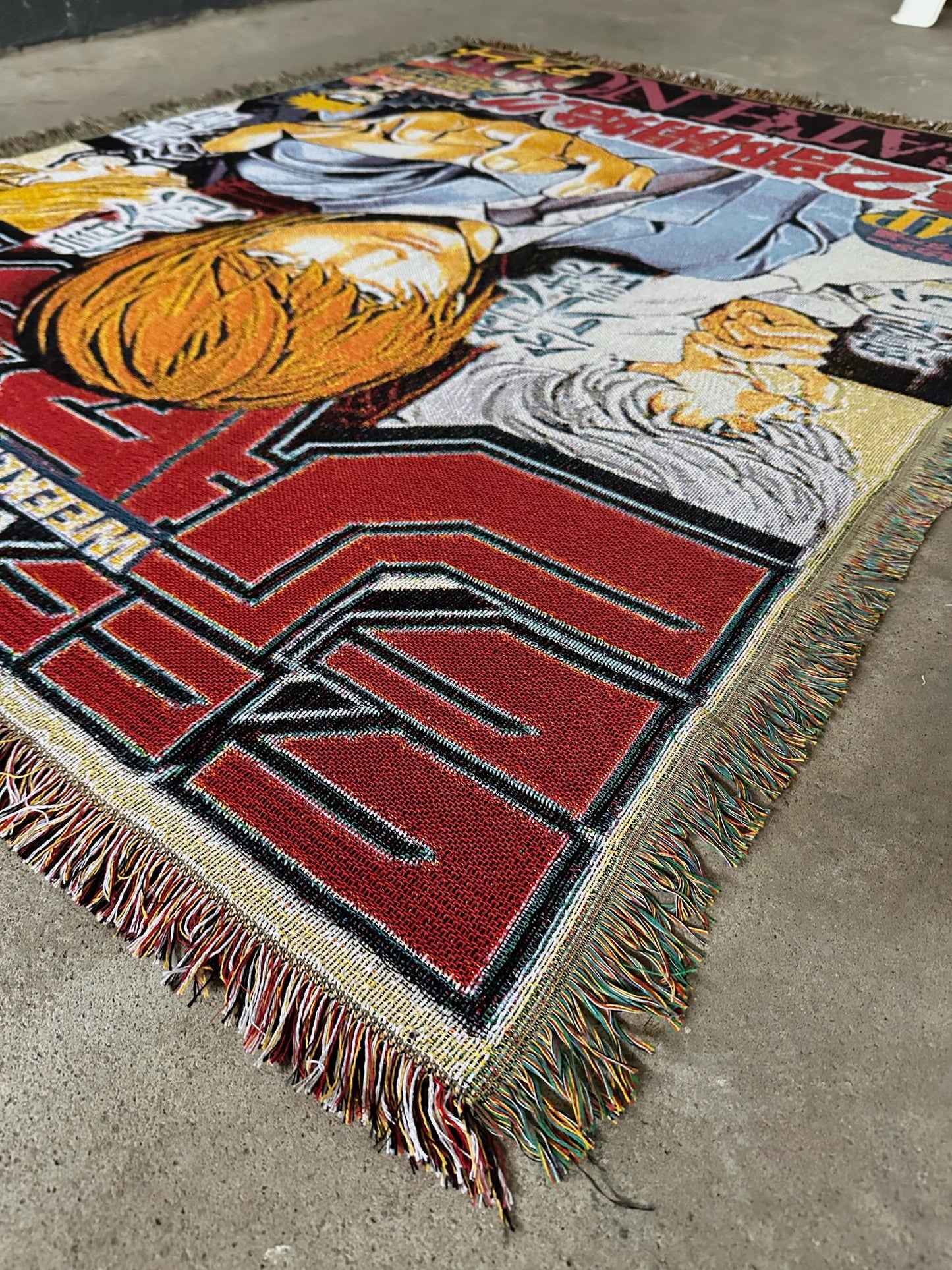 SHADOW WOVEN BLANKET TAPESTRY