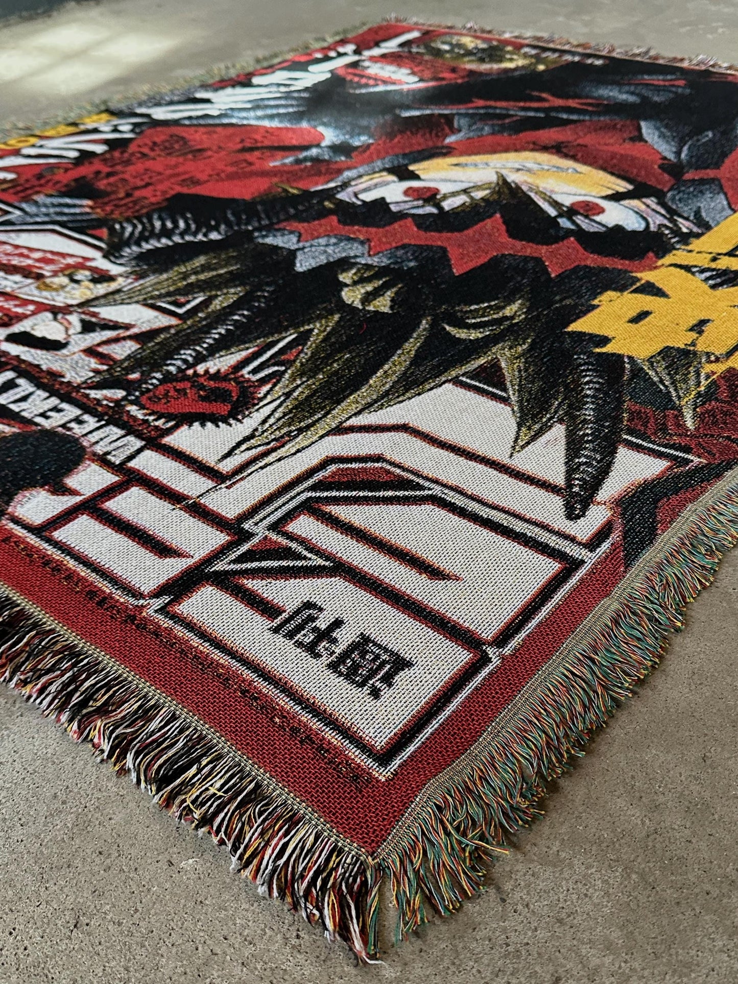 MAGIC KNIGHT WOVEN BLANKET TAPESTRY