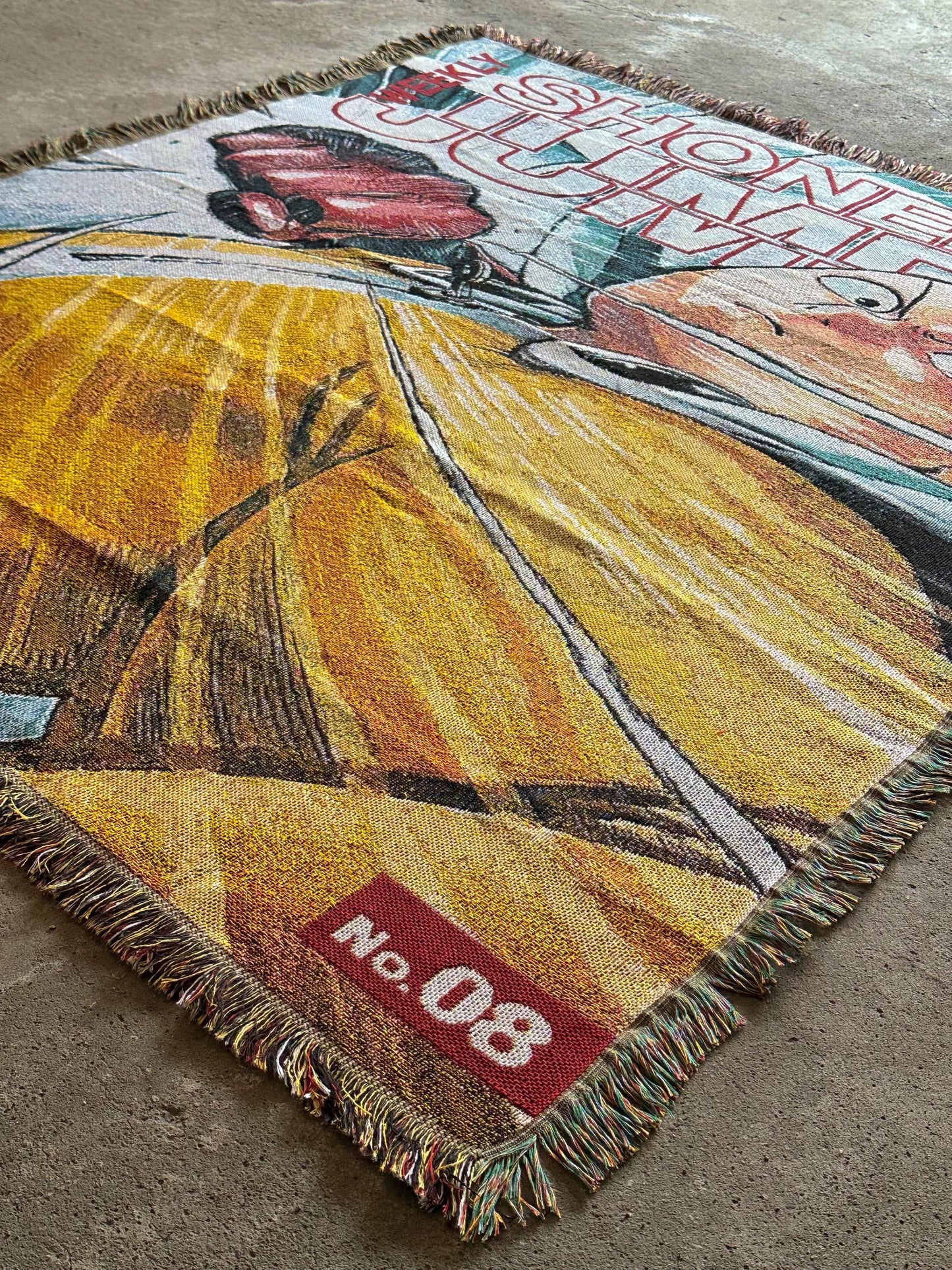 OPM WOVEN BLANKET TAPESTRY