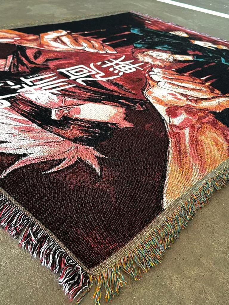 CURSED 2 WOVEN BLANKET TAPESTRY