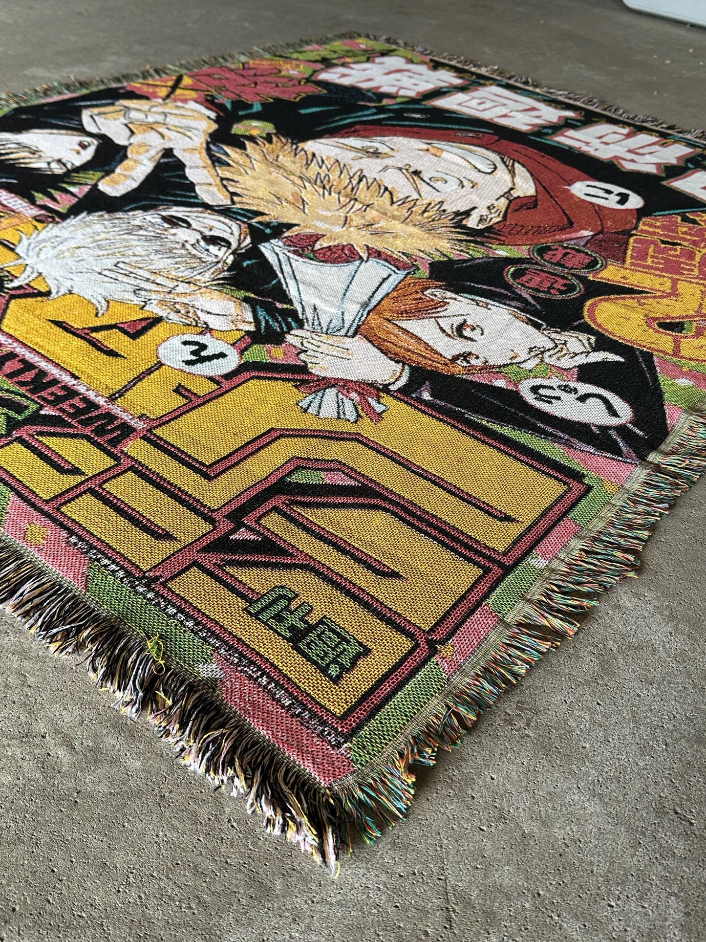 CURSED 3 WOVEN BLANKET TAPESTRY