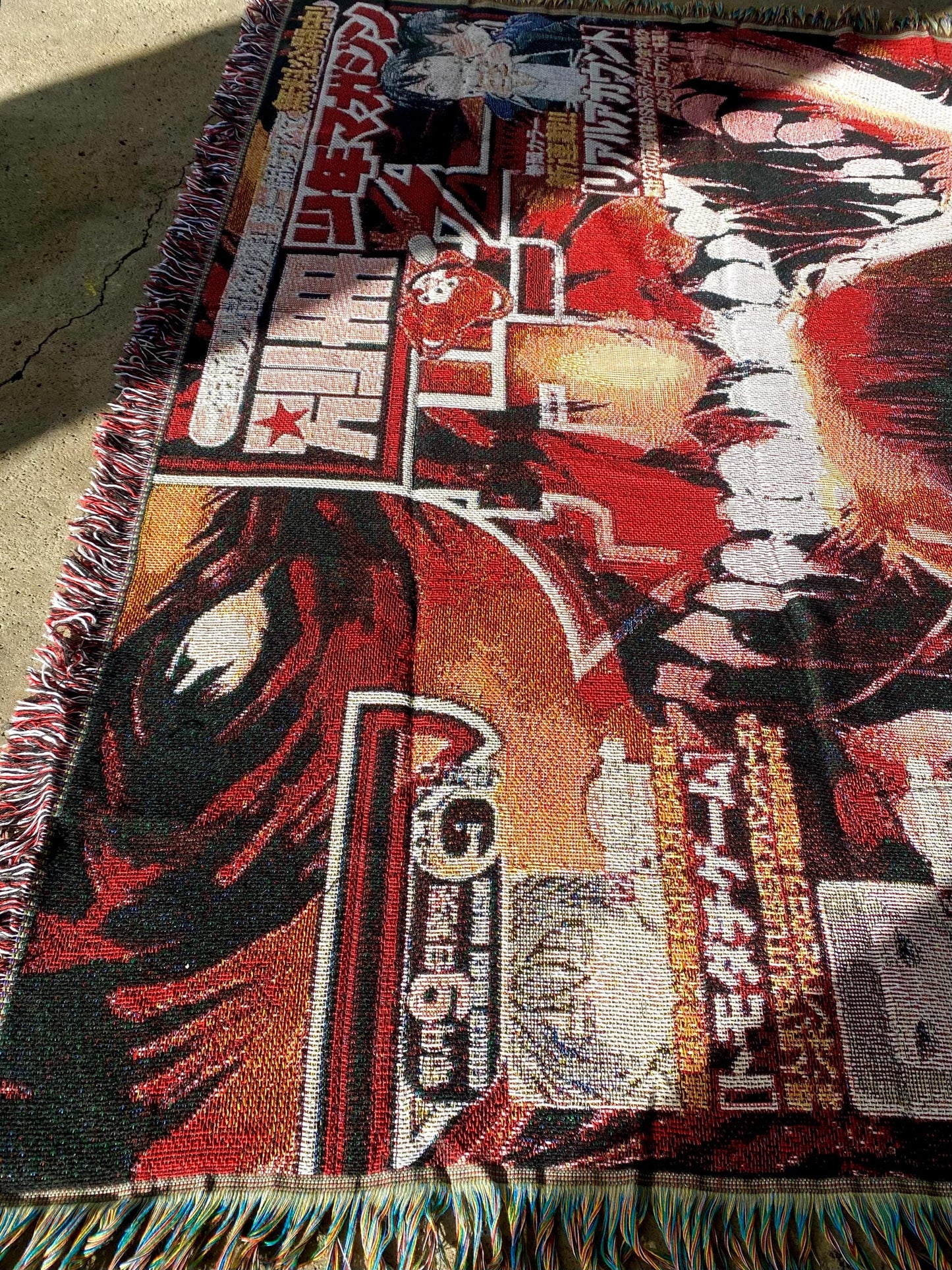 RUMBLING 2 WOVEN BLANKET TAPESTRY