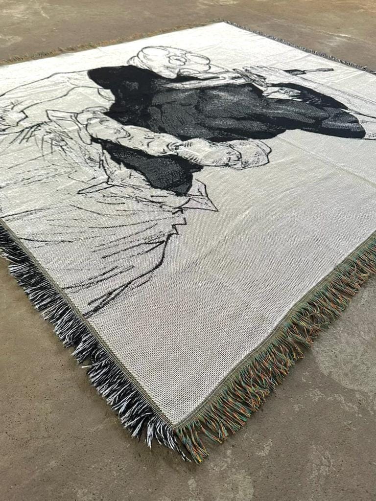 CURSED 3 WOVEN BLANKET TAPESTRY