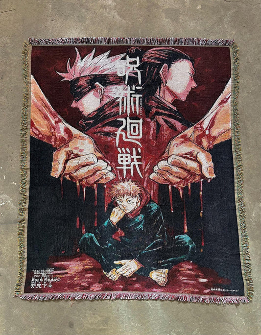 CURSED 2 WOVEN BLANKET TAPESTRY