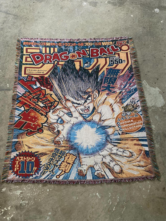 DRAGON WOVEN BLANKET TAPESTRY