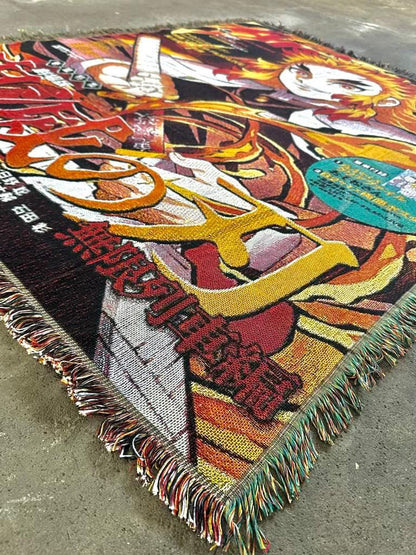 HASHIRA WOVEN BLANKET TAPESTRY