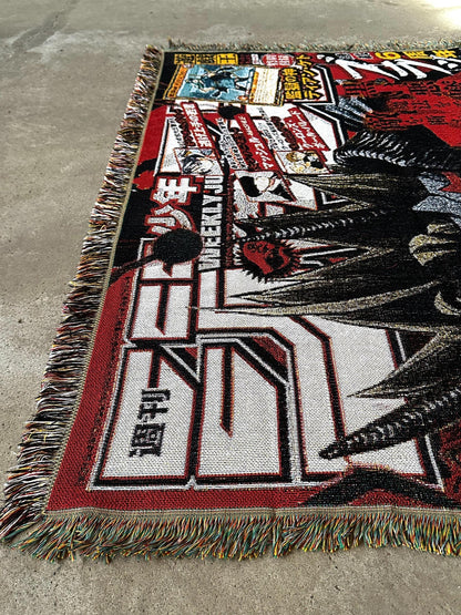 MAGIC KNIGHT WOVEN BLANKET TAPESTRY