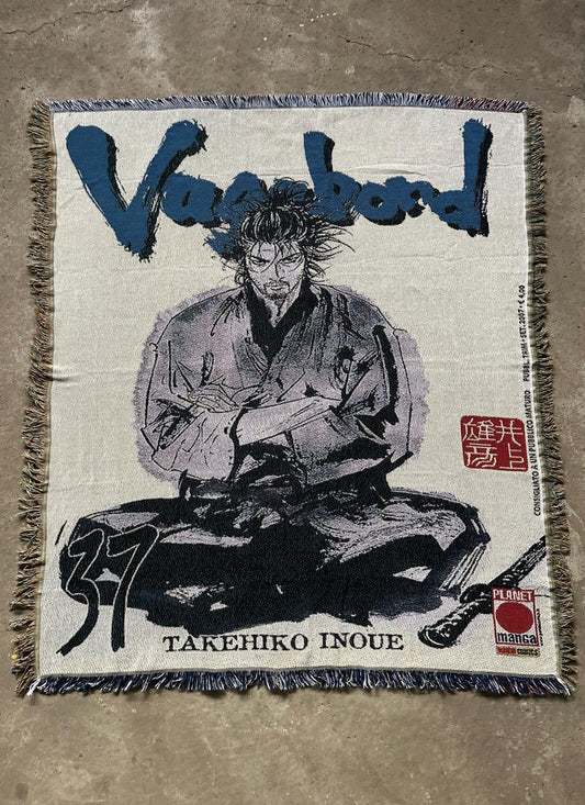 WARRIOR WOVEN BLANKET TAPESTRY