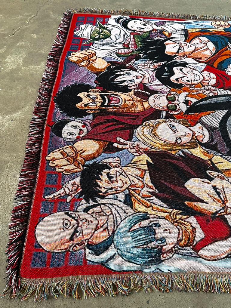 DRAGON WOVEN BLANKET TAPESTRY