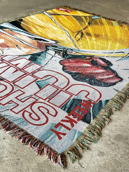 OPM WOVEN BLANKET TAPESTRY