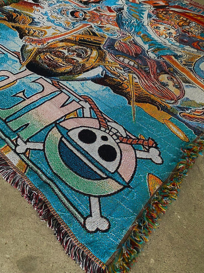 PIRATE 5 WOVEN BLANKET TAPESTRY