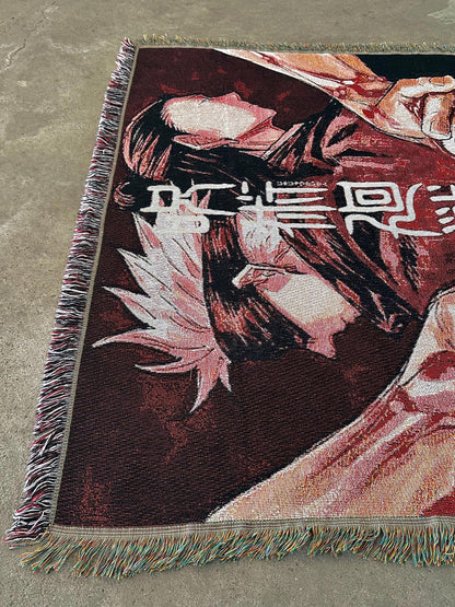 CURSED 2 WOVEN BLANKET TAPESTRY