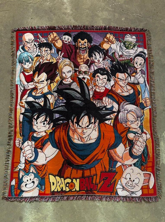 DRAGON WOVEN BLANKET TAPESTRY