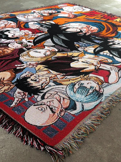 DRAGON WOVEN BLANKET TAPESTRY