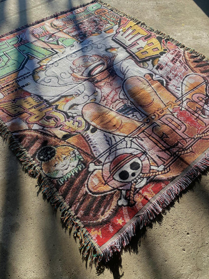 PIRATE 7 WOVEN BLANKET TAPESTRY
