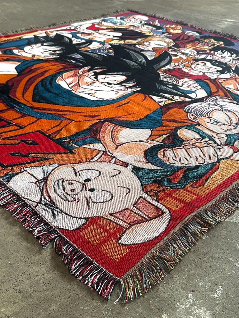 DRAGON WOVEN BLANKET TAPESTRY