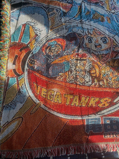 PIRATE 5 WOVEN BLANKET TAPESTRY