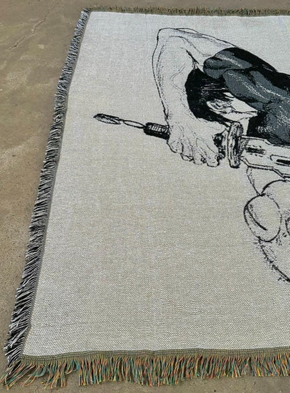 CURSED 3 WOVEN BLANKET TAPESTRY