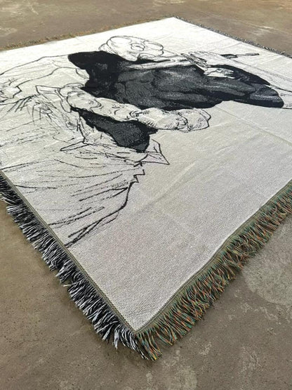CURSED 3 WOVEN BLANKET TAPESTRY